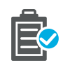 Logistics checklist icon representing efficient supply chain management and tailored logistics solutions by Smith Transport Solutions.